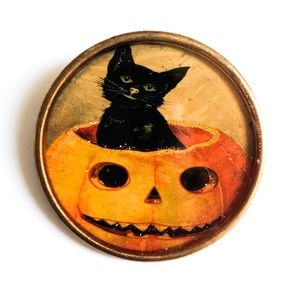Black Cat Brooch